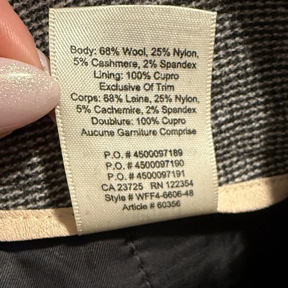 Wilfred Charcoal Belted Trousers - Picture 6 of 6